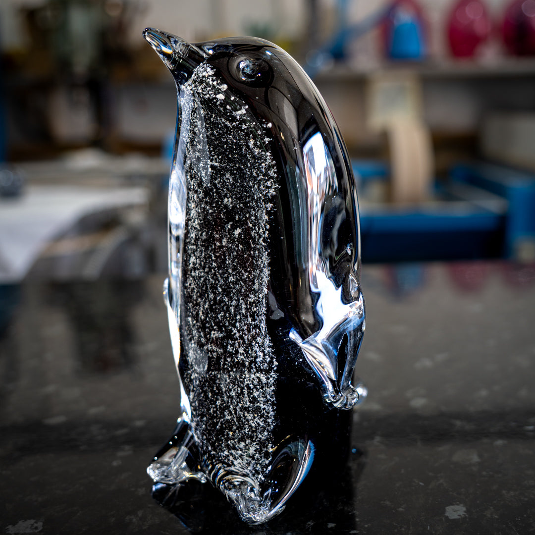 200mm Ashes to glass Penguin