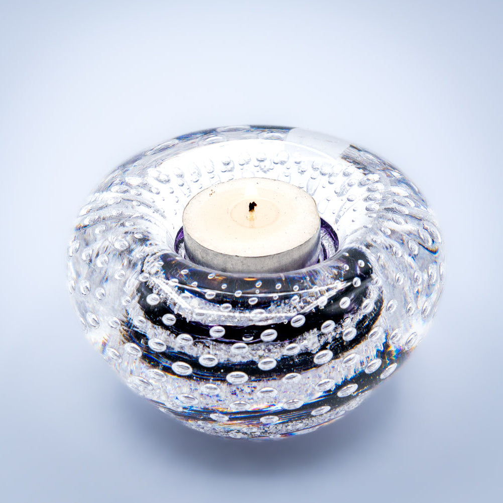 Ashes Bubbled Candle Holder