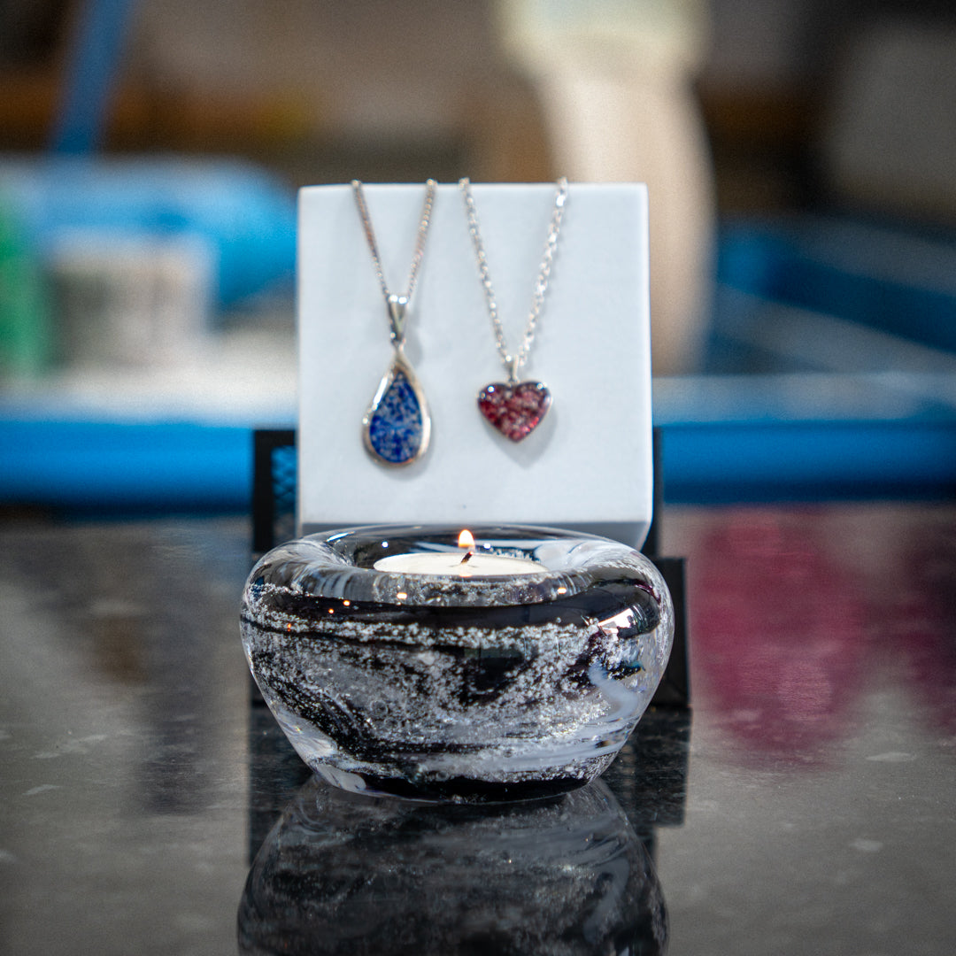 Ashes Keepsake and Two Jewellery Bundle