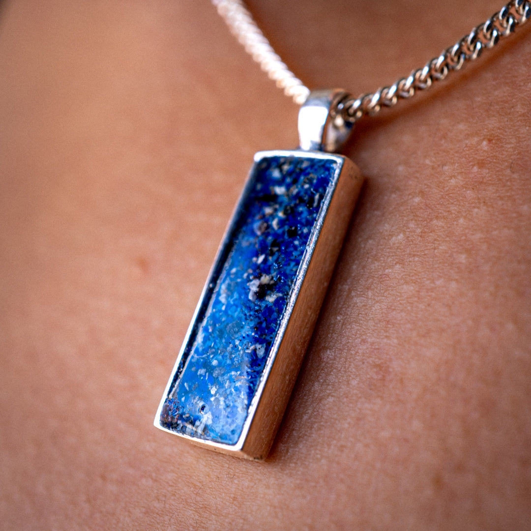 Ashes Rectangle Pendant