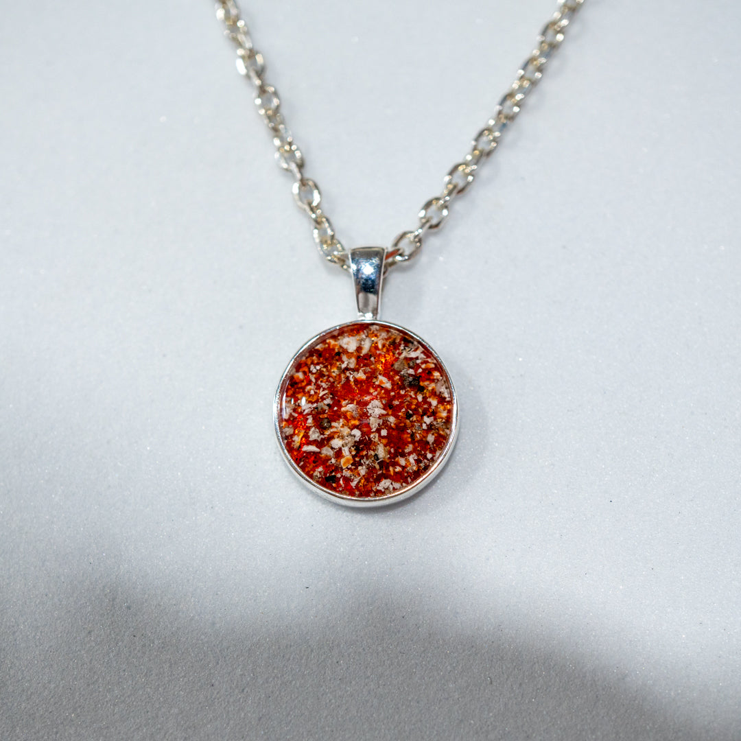 Ashes Round Pendant
