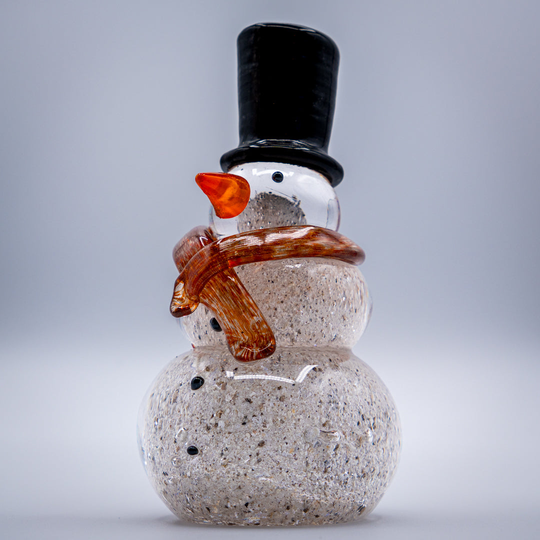 Ashes to Glass Snowman