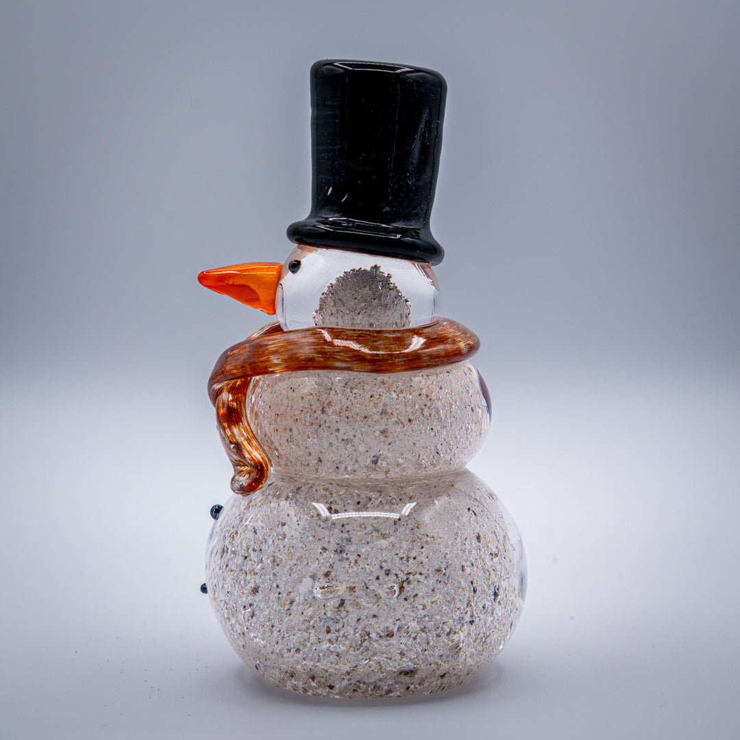 Ashes to Glass Snowman