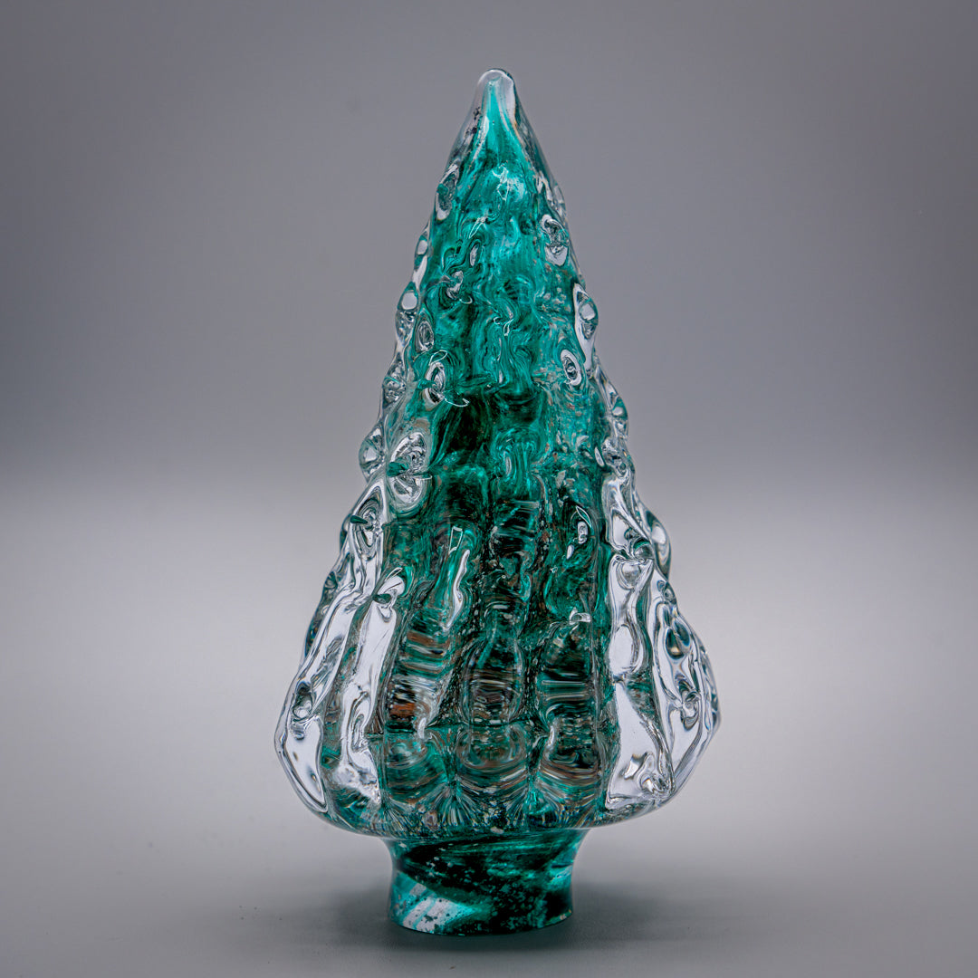 Ashes to glass Christmas tree ornament