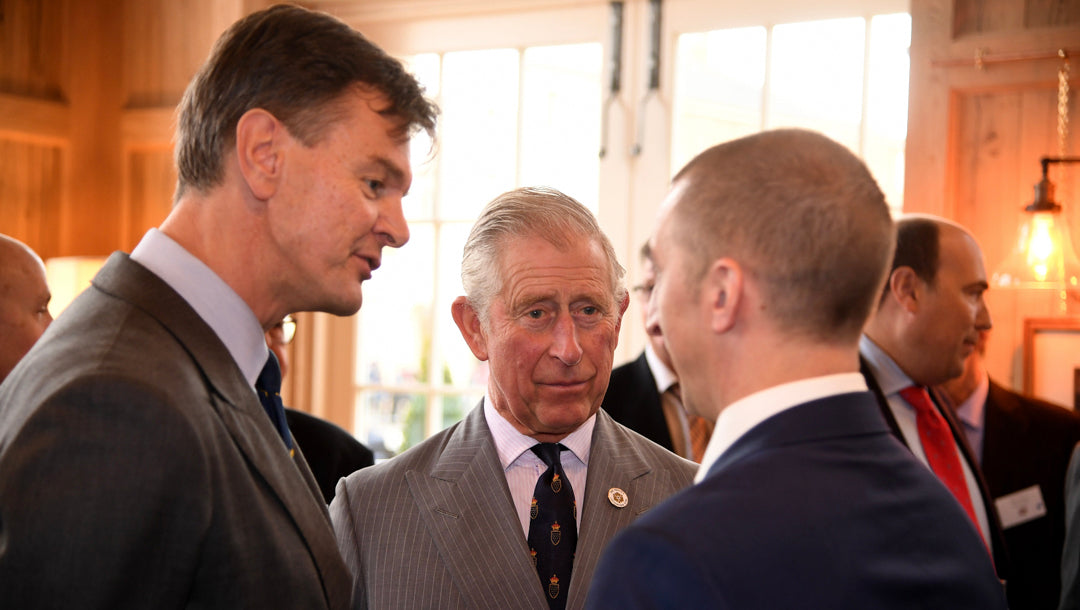 Stuart Wiltshire with King Charles