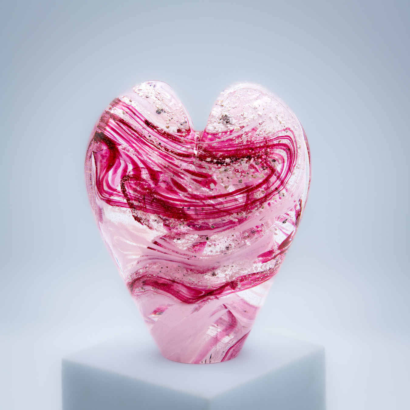 Ashes Keepsake - Heart Paperweight