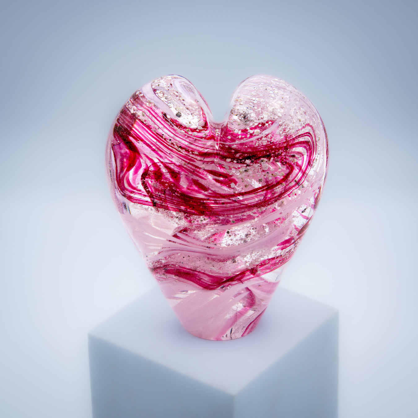 Ashes Keepsake - Heart Paperweight