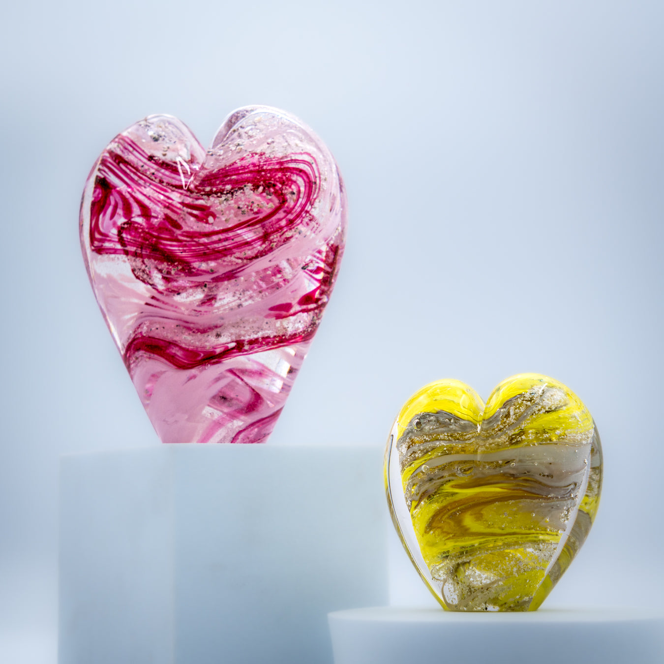 Ashes Keepsake - Heart Paperweight