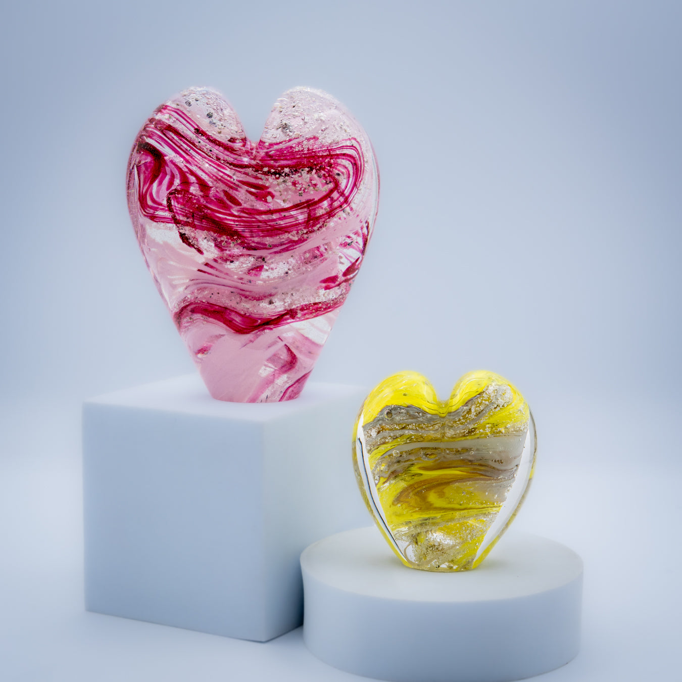 Ashes to Glass Heart Keepsake