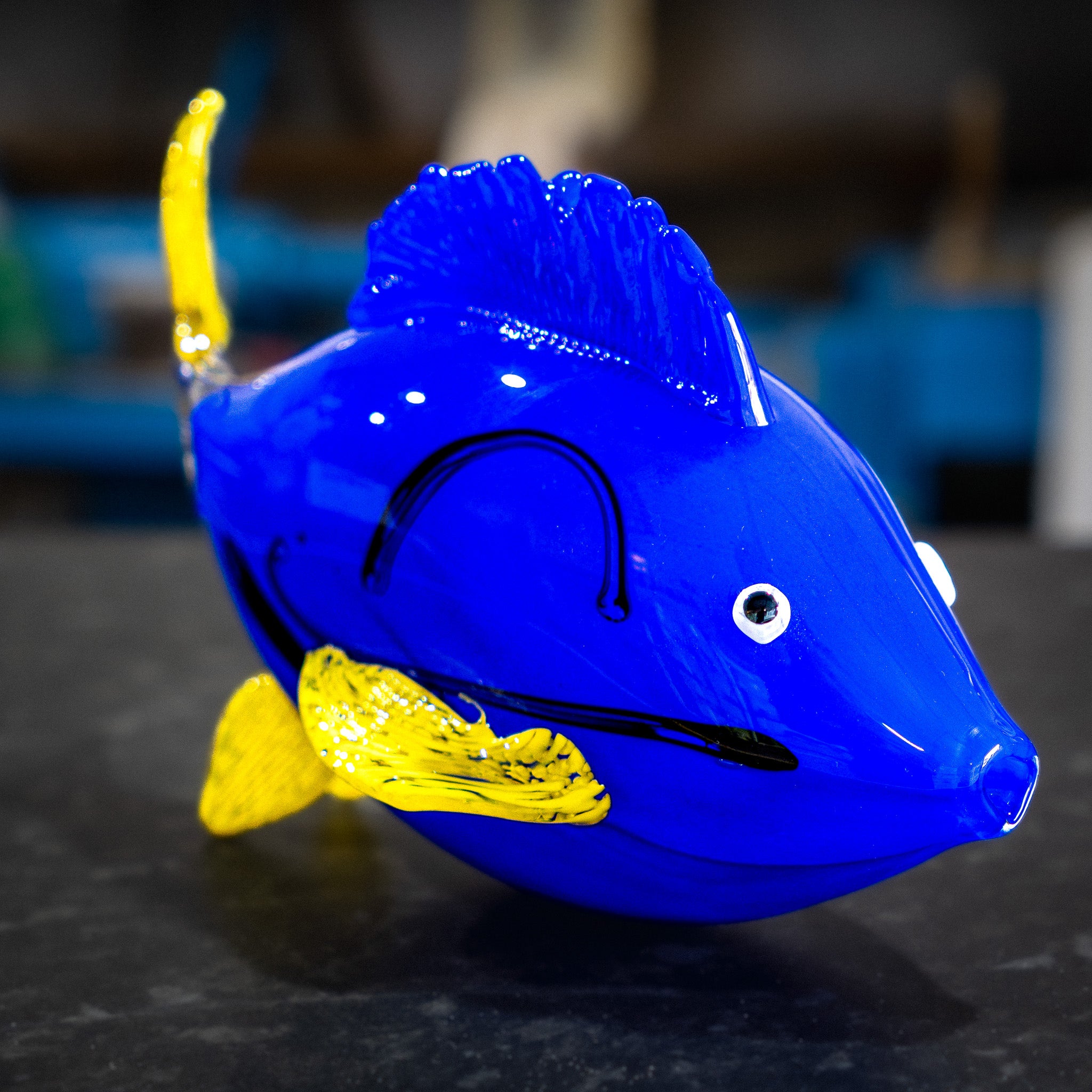Hand-blown Dory fish