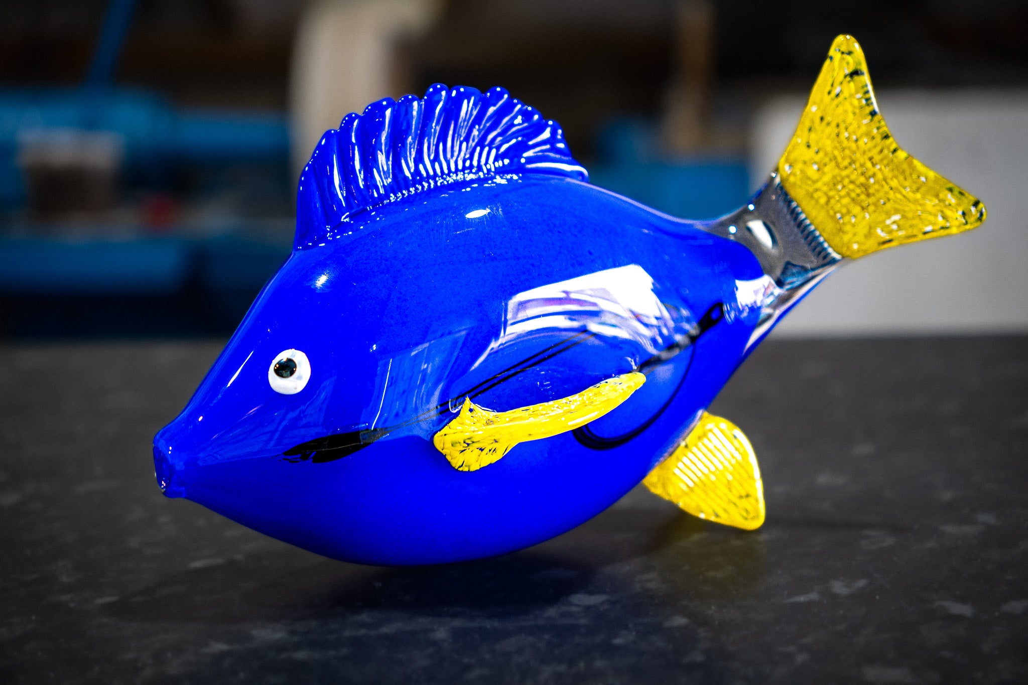 Hand-blown Dory fish