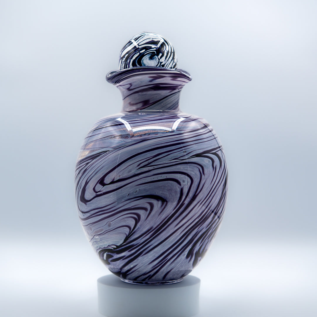 Glass Urn - Hyacinth Blue