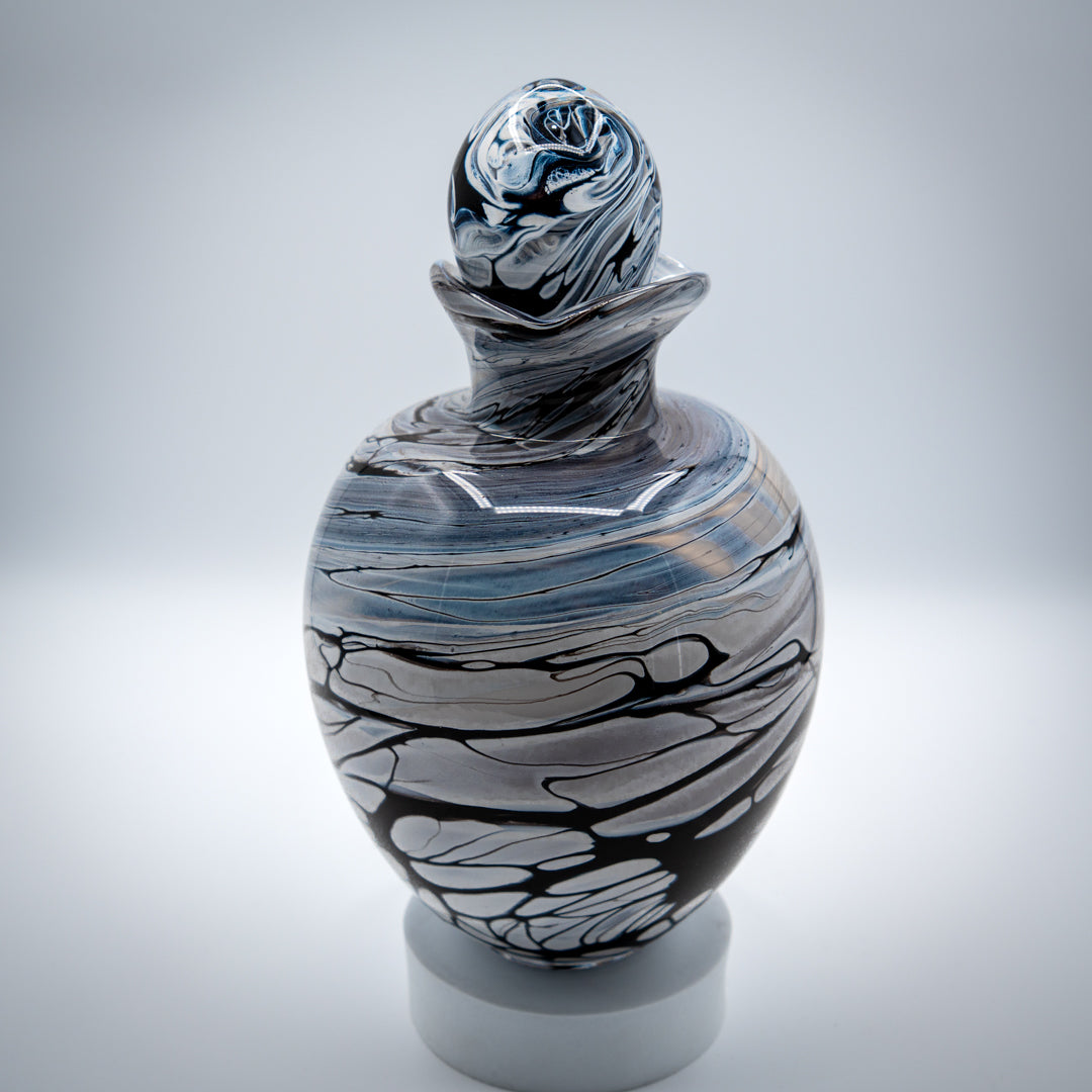 Glass Urn - Marbled