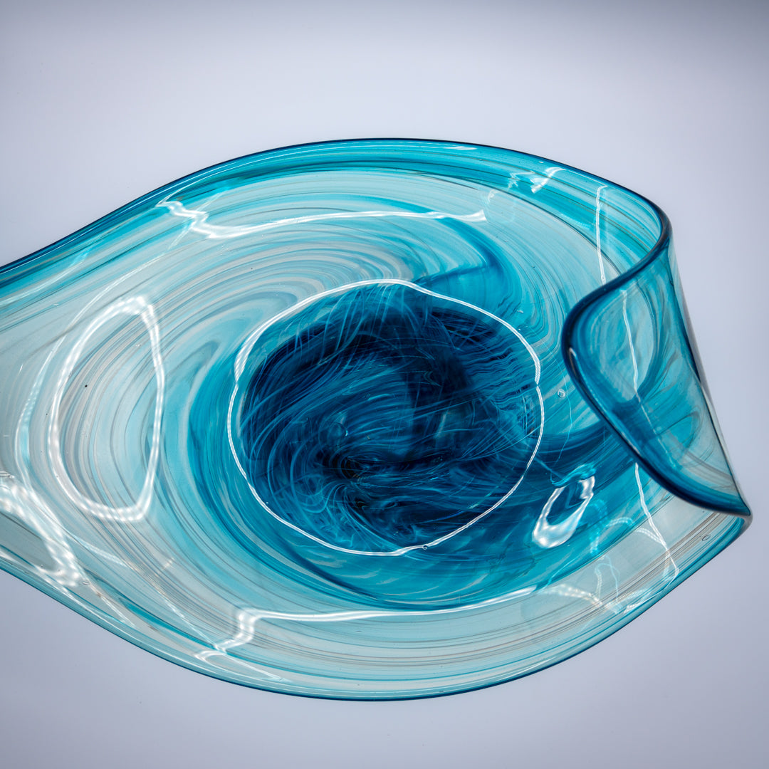 Glass Wave Bowl