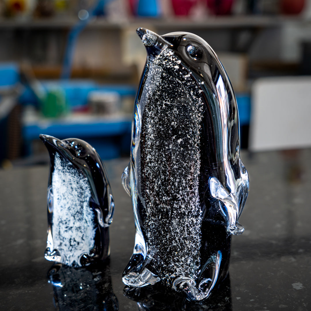 200mm Ashes to glass Penguin
