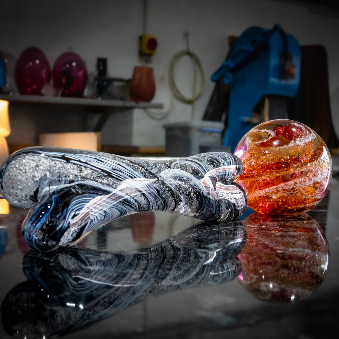 Ashes Dog bone with dog ball paperweight