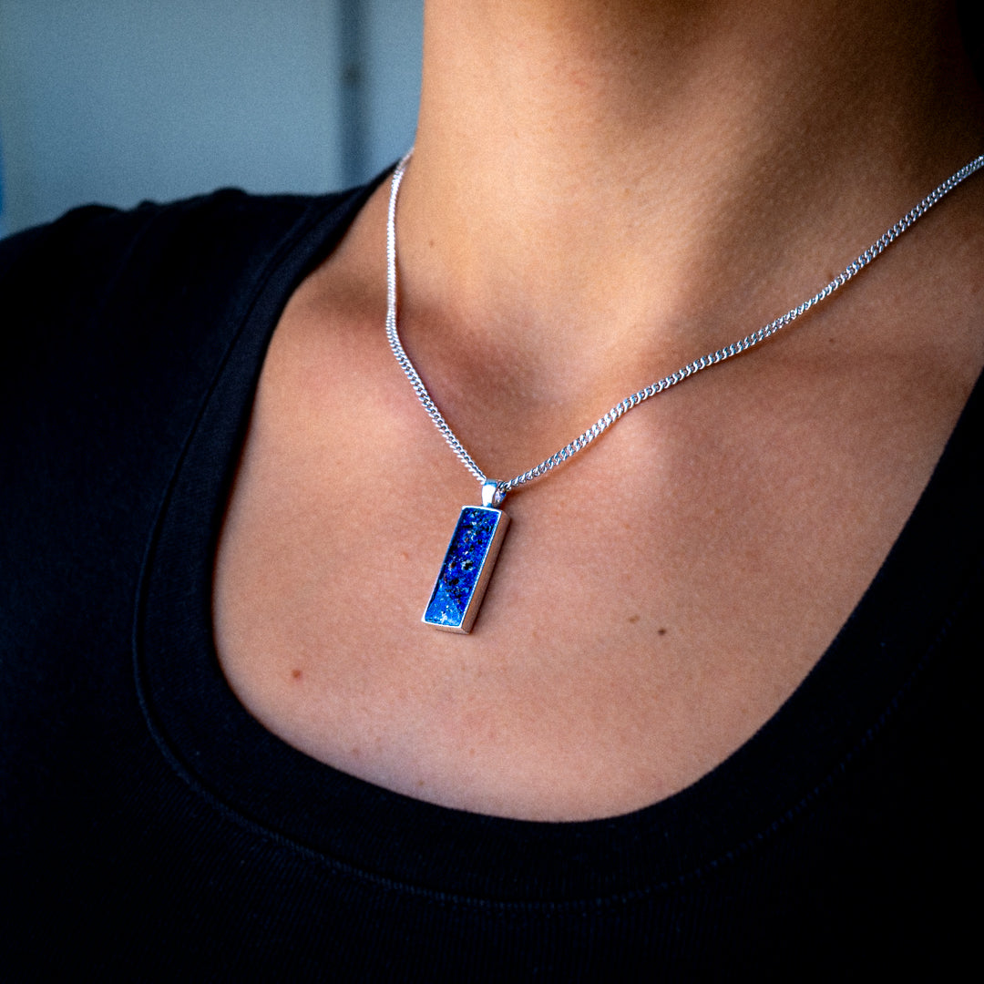 Ashes Rectangle Pendant