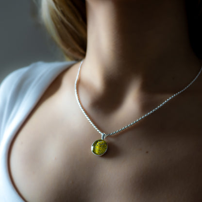 Ashes Round Pendant