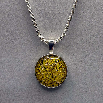 Ashes Round Pendant