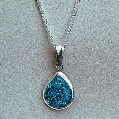 Ashes Tear Drop Pendant Ruby