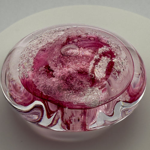Ashes to Glass Pebble - Ruby & Baby Pink