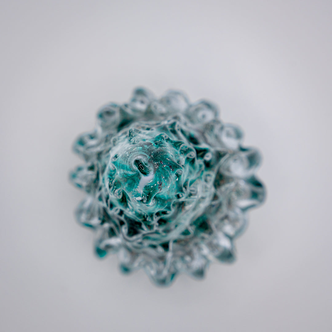 Ashes to glass Christmas tree ornament