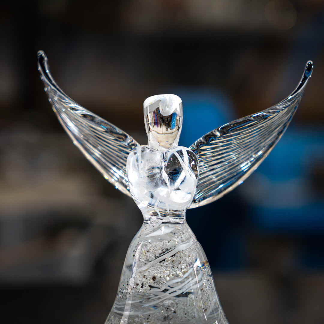 Ashes to glass angel keepsake