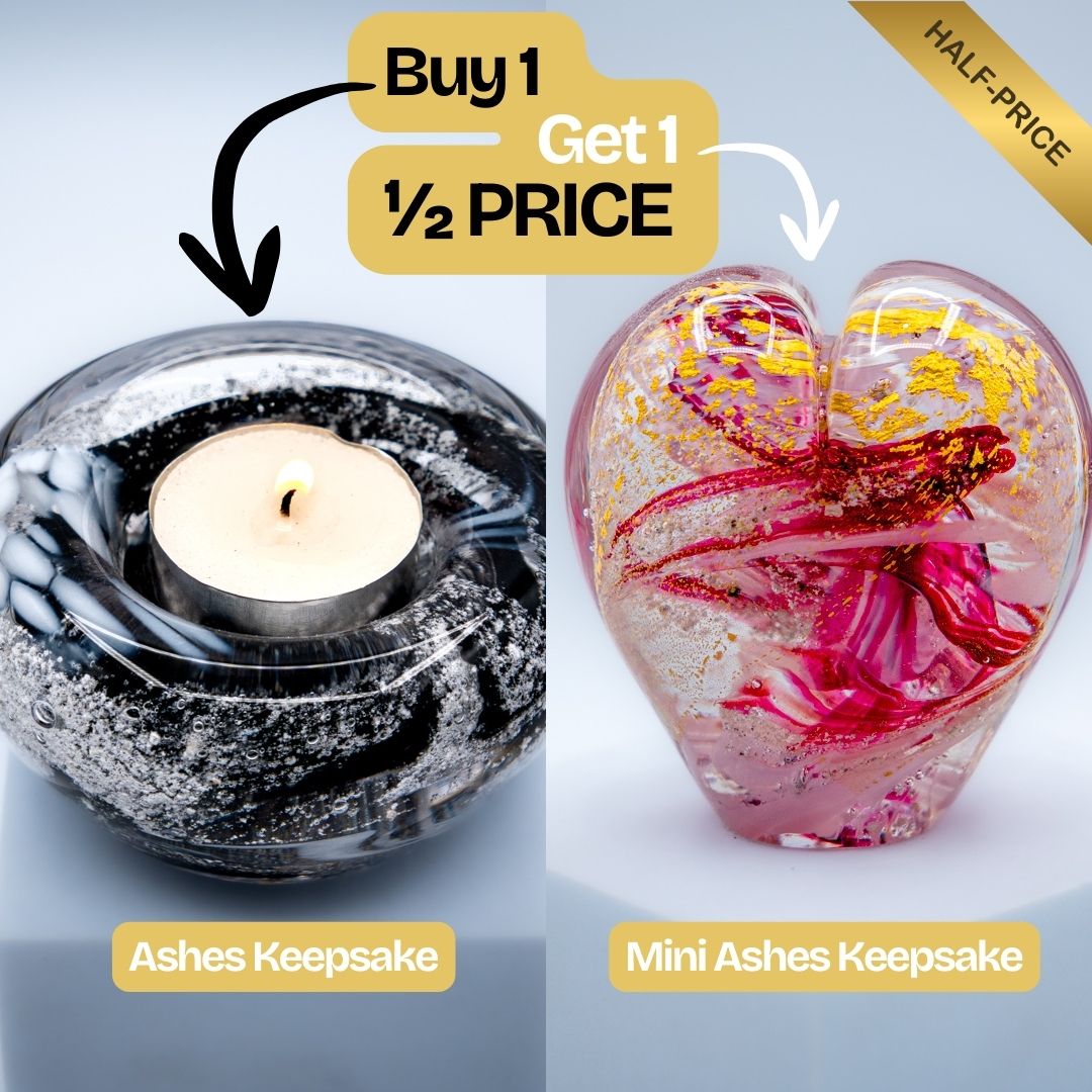 Buy 1 keepsake and get one mini keepsake half price