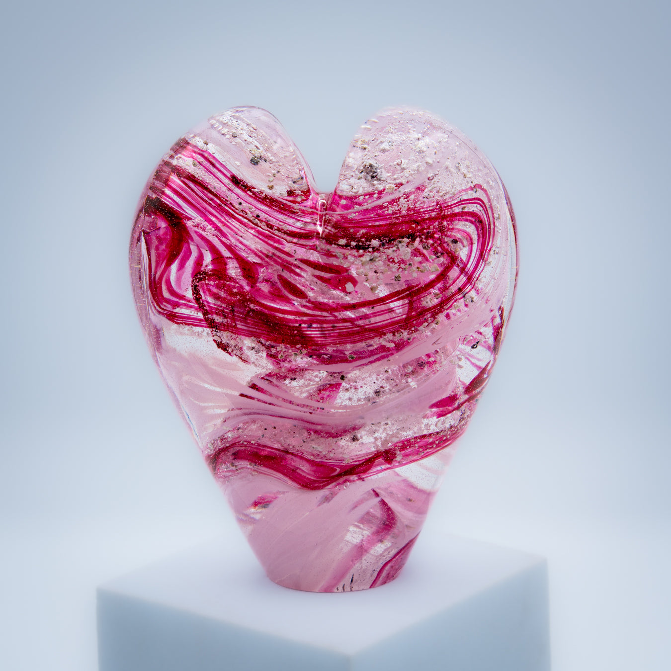 Ashes Keepsake - Heart Paperweight