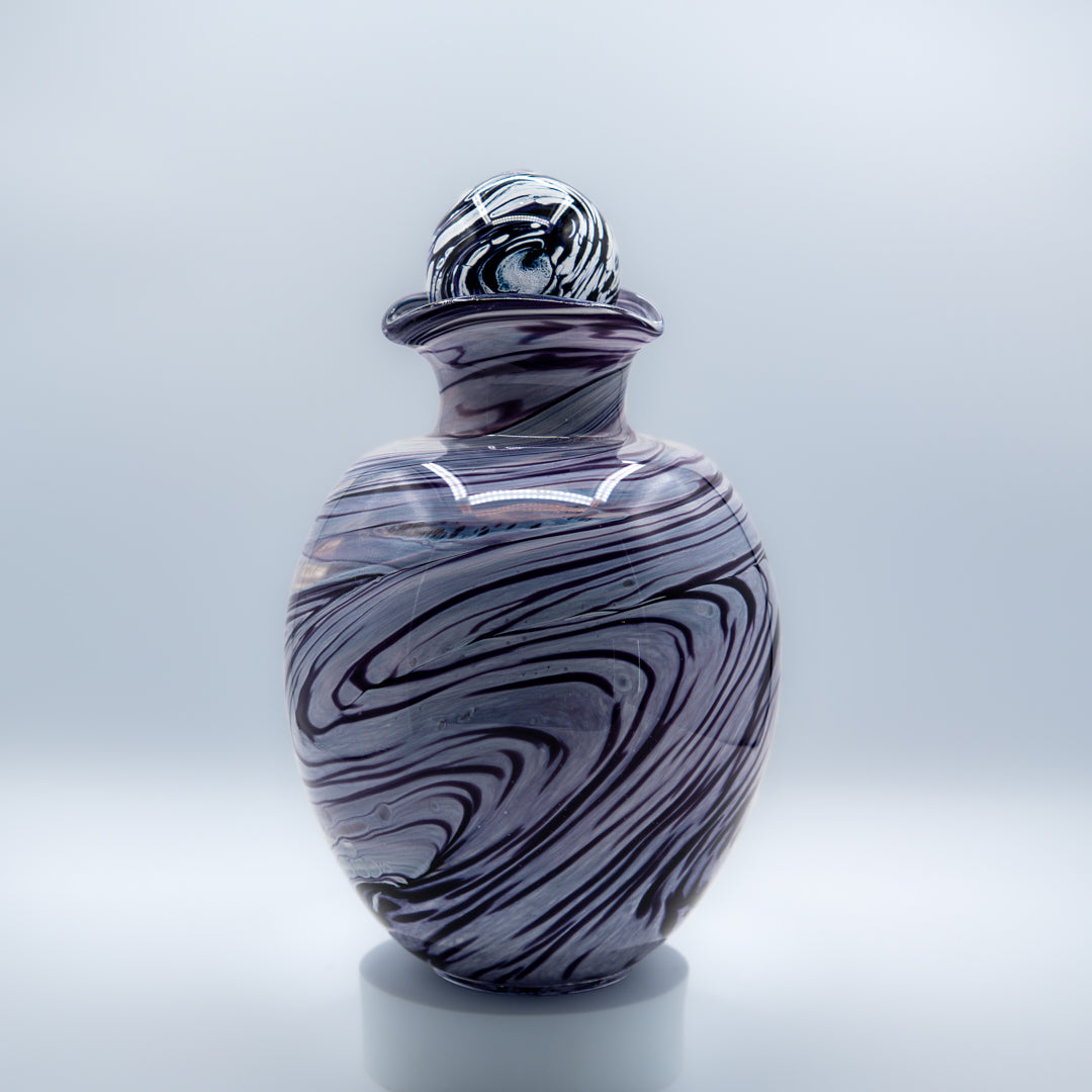 Glass Urn - Hyacinth Blue