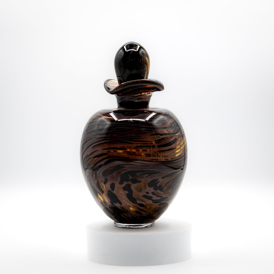 Glass Urn Small - Tortoise Shell & Mocha