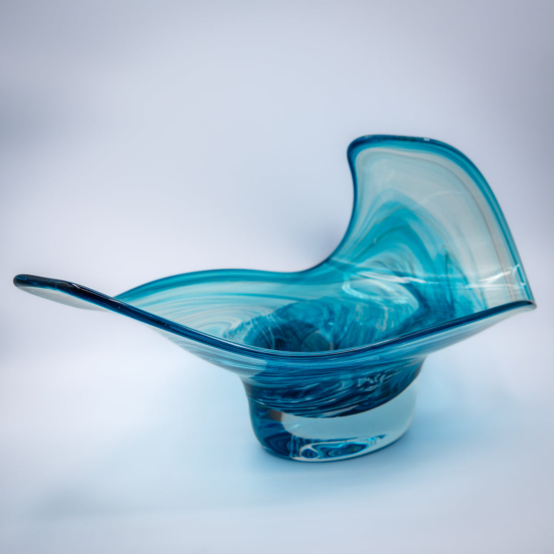 Glass Wave Bowl