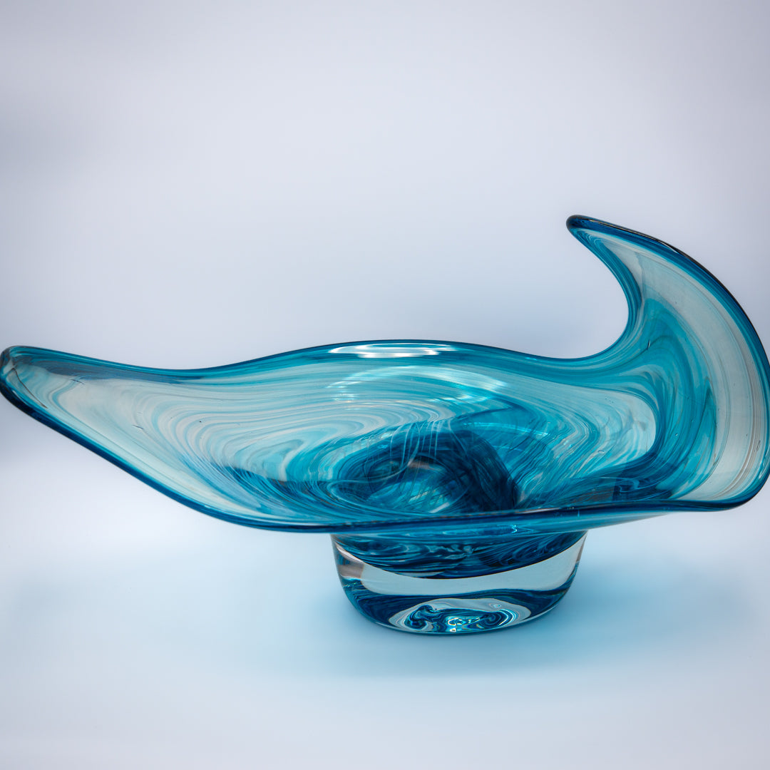 Glass Wave Bowl