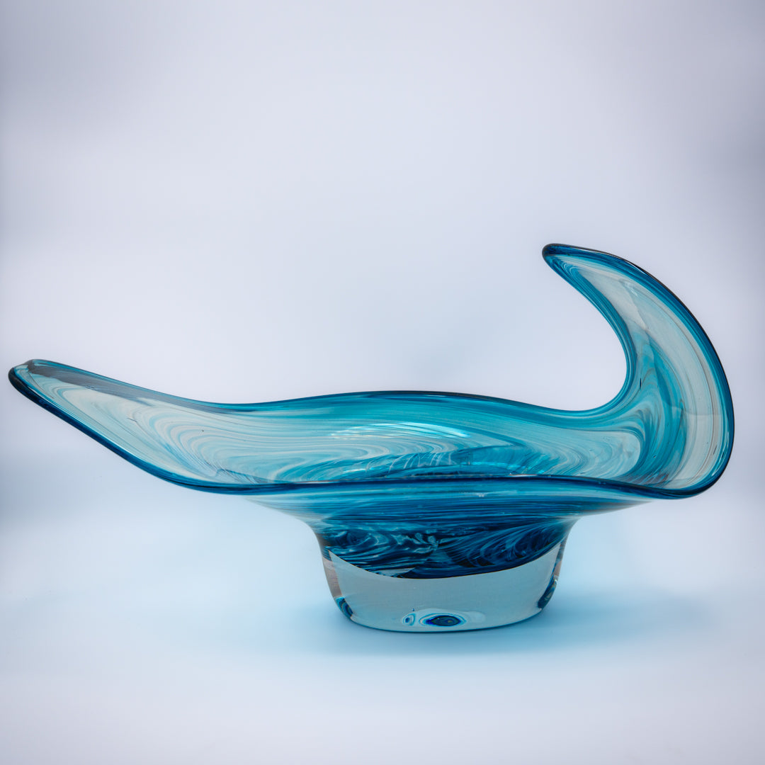 Glass Wave Bowl