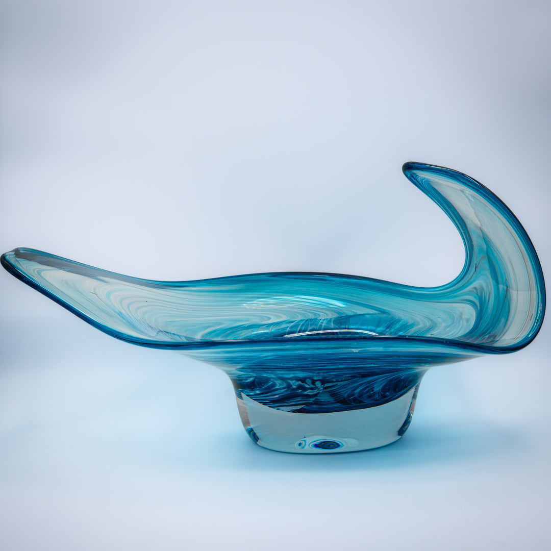 Glass Wave Bowl
