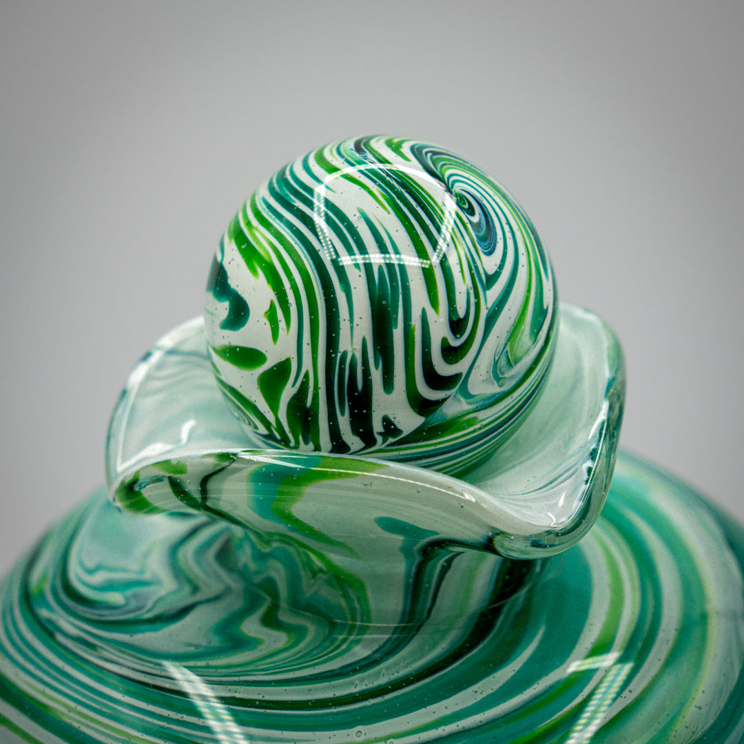 Handmade Glass Urn