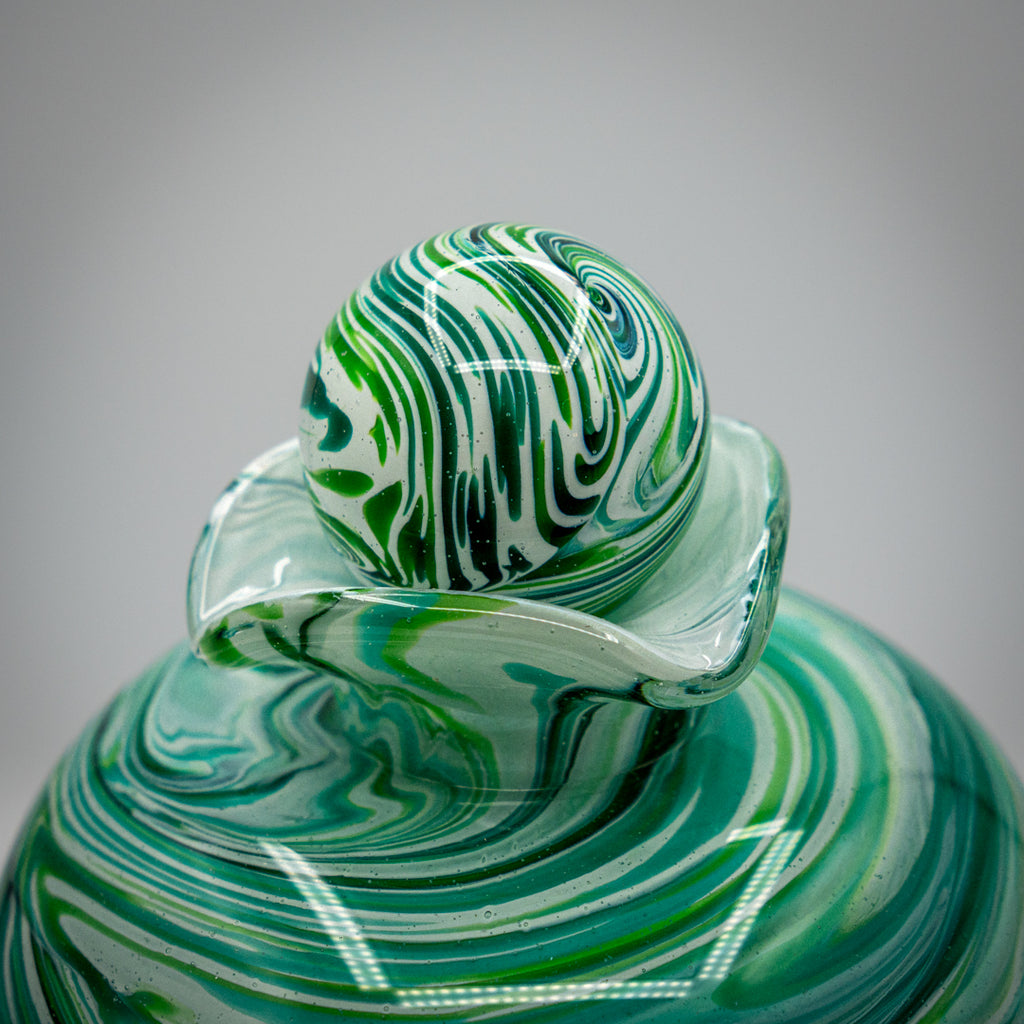 Handmade Glass Urn