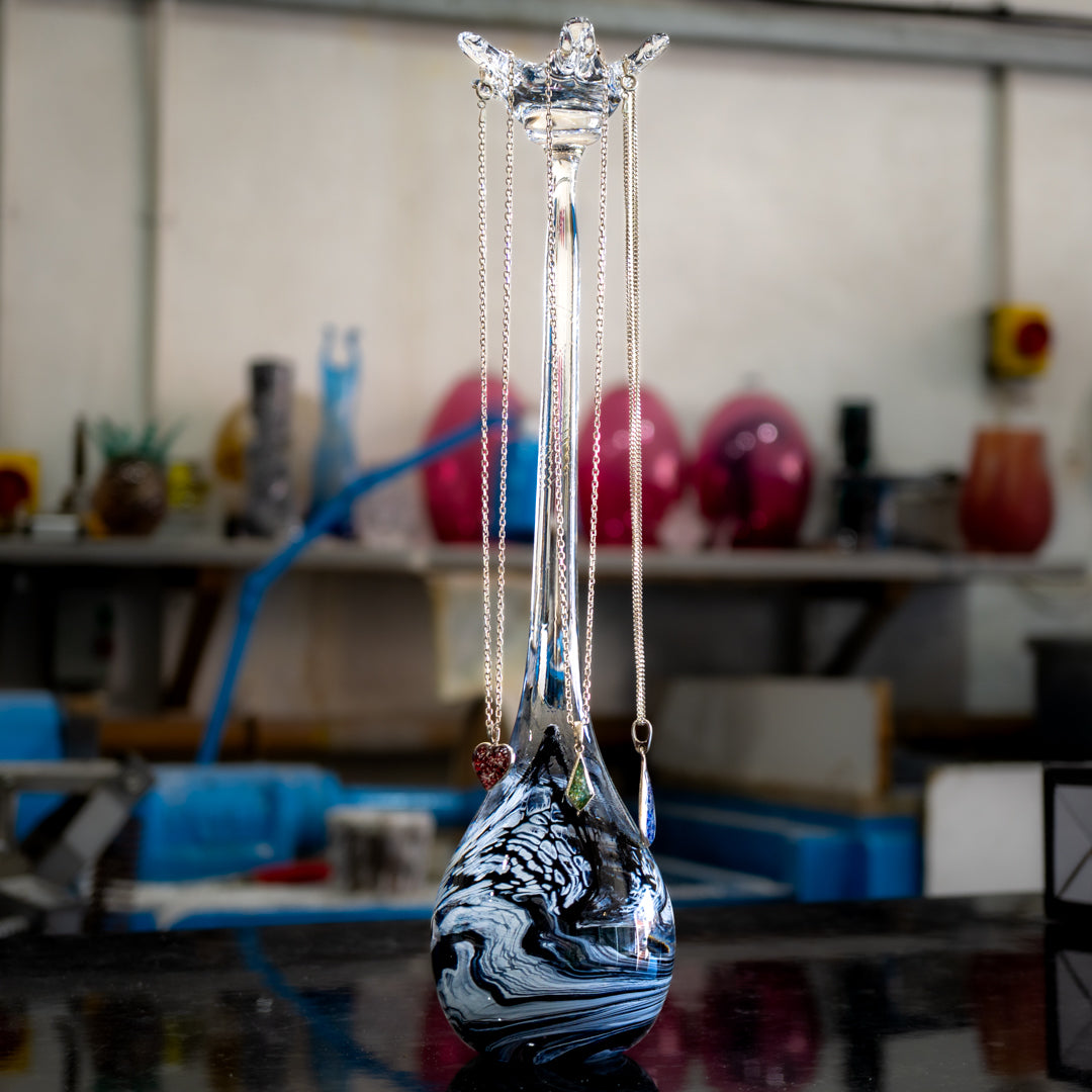 Marbled Necklace Stand