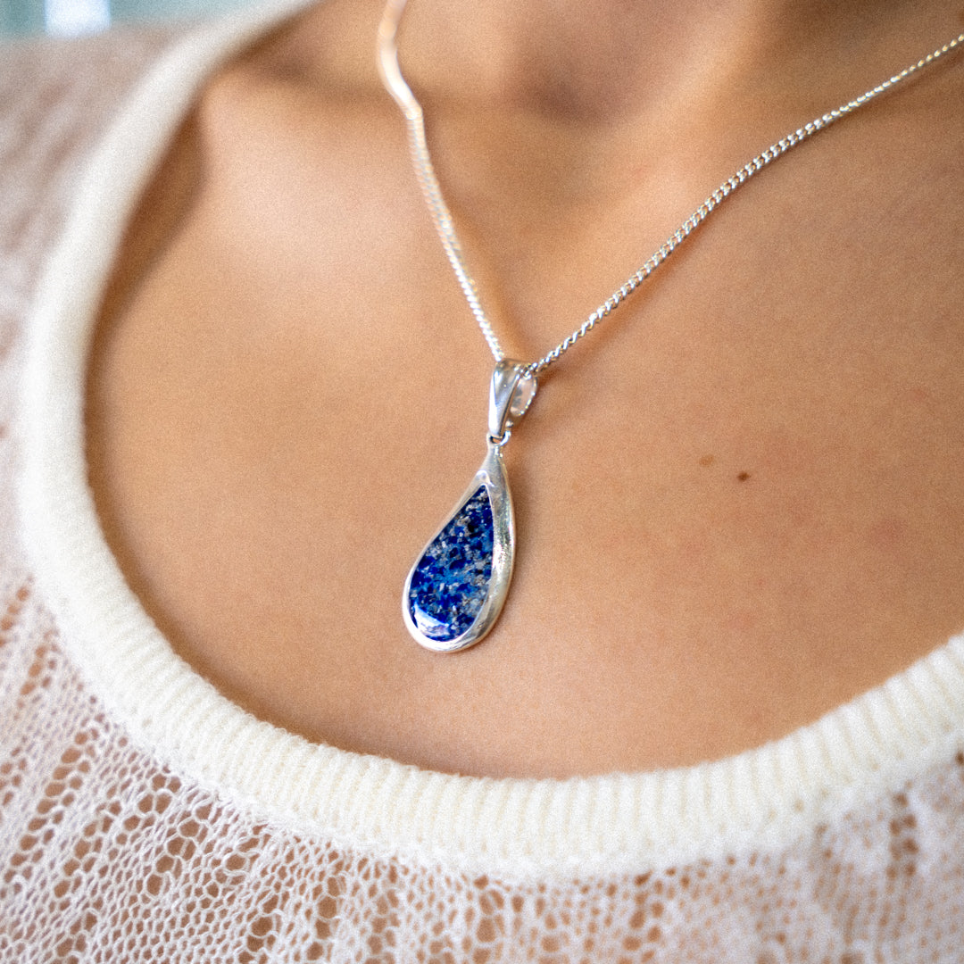 Pear Shaped Ashes Pendant