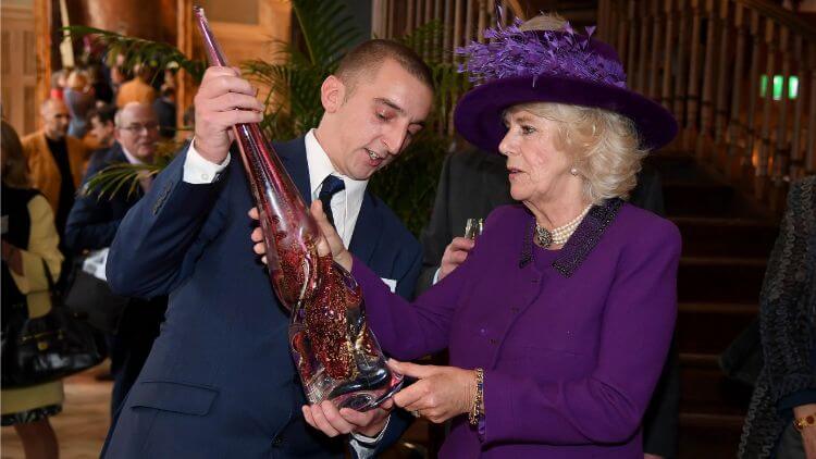 Stuart wiltshire meeting Queen Camilla