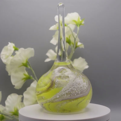 Ashes to glass ring stand