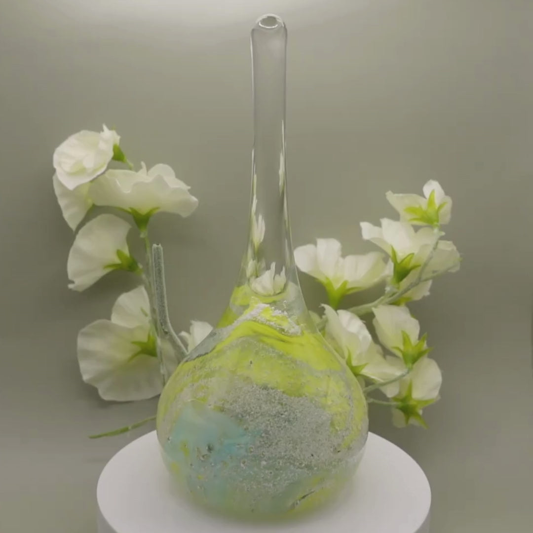 Ashes to glass ring stand