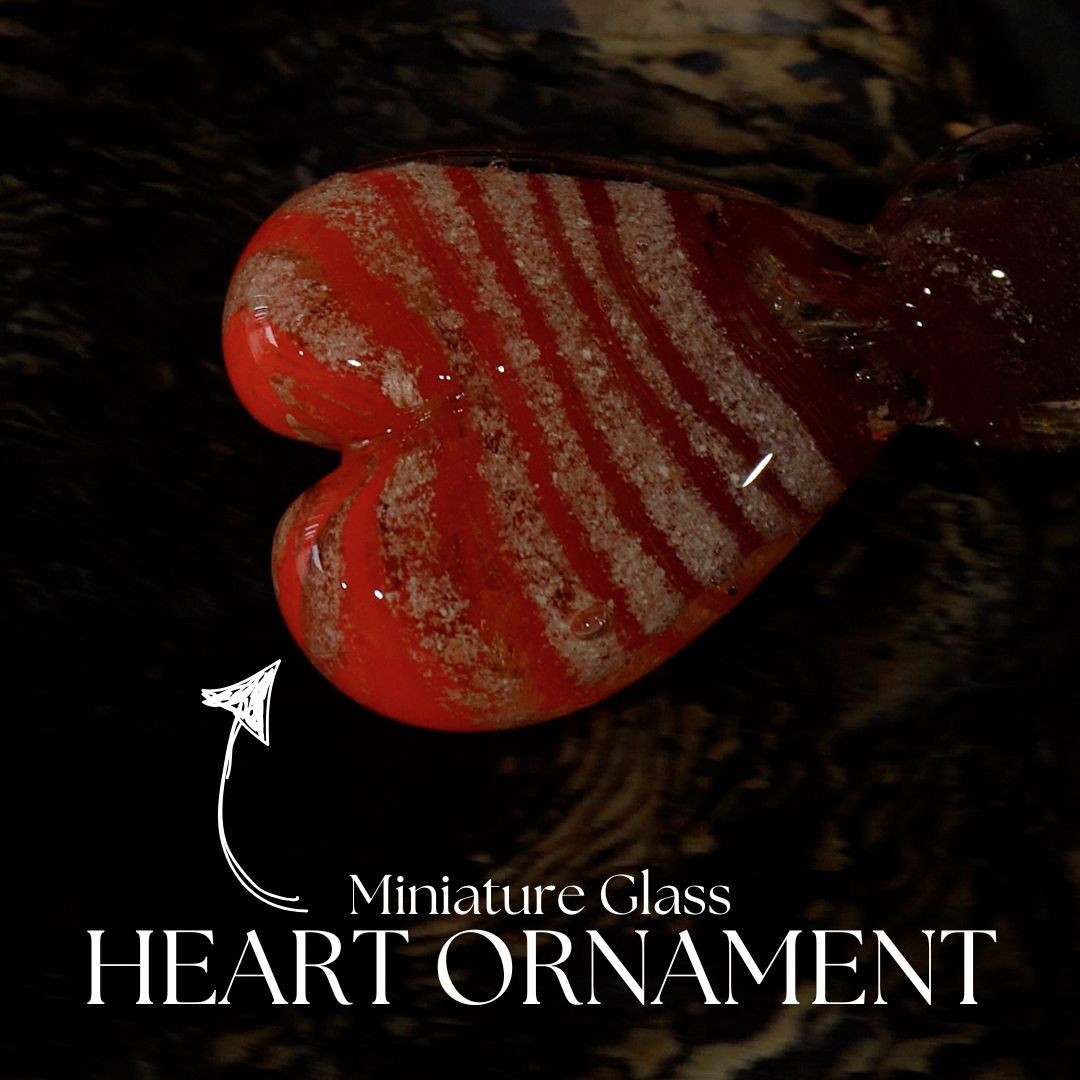 Ashes to Glass Mini Heart