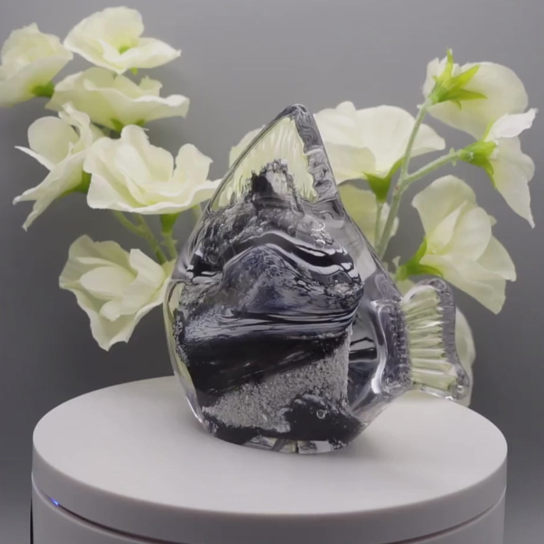 Ashes to glass fish