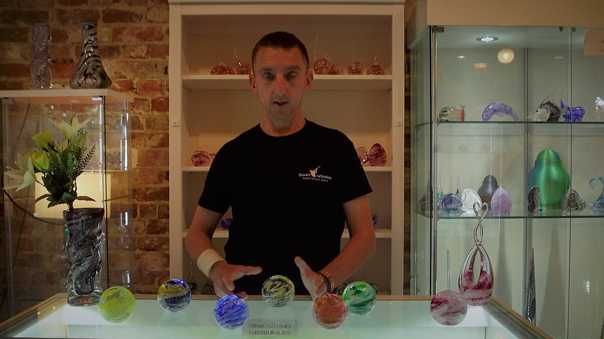 Ashes to Glass Round Paperweight