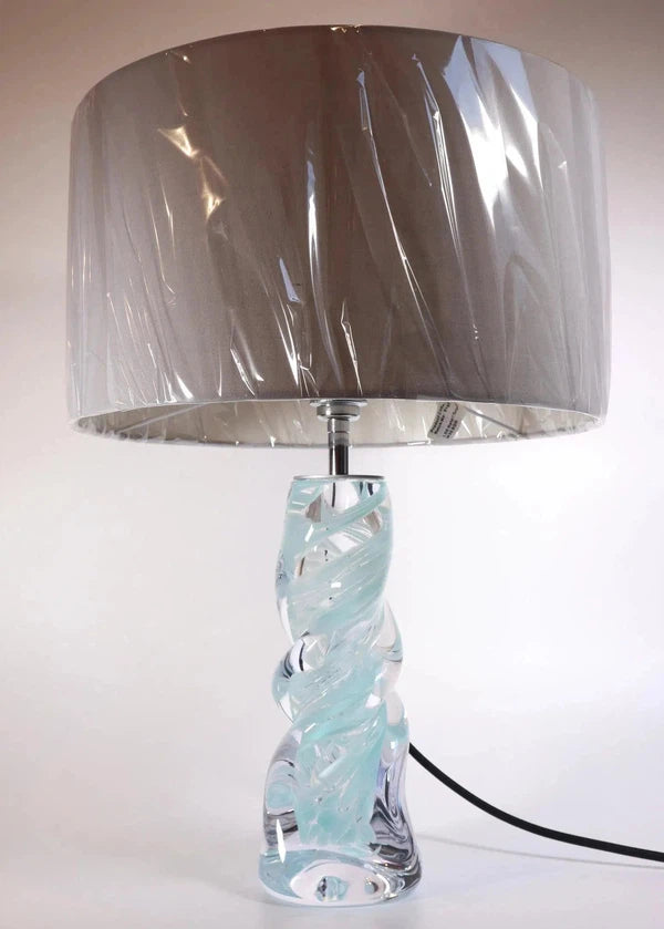 Vortex Table Lamps-Table lamps-Stuart Wiltshire Glass Outlet-Ruby-Medium-Stuart Wiltshire Glass Ltd